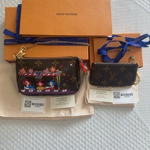 Louis Vuitton Mini Pochette & Key Pouch